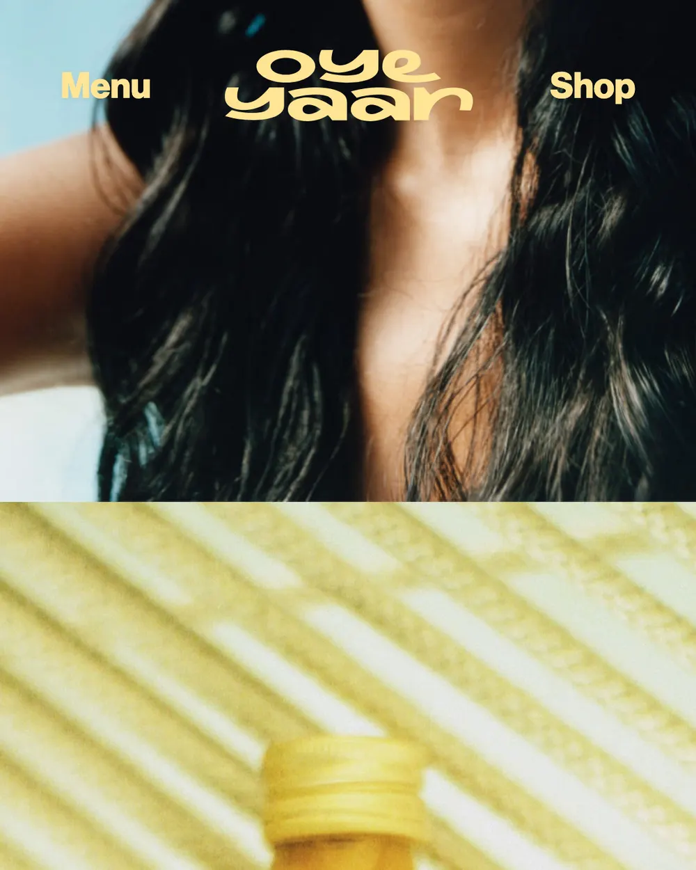 OyeYaar : accueil mobile